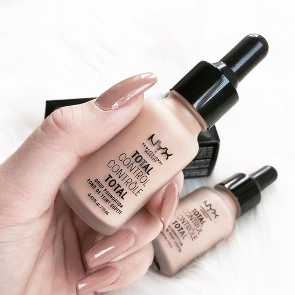 NYX Total Control Drop Foundation- Porcelain TCDF03